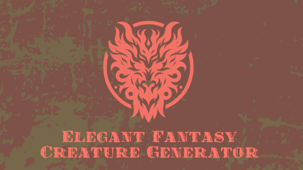 Elegant Fantasy Creature Generator